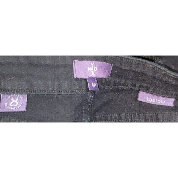 NYDJ Barbara High Waist Stretch Bootcut Dark Wash Jeans Size 4P - Picture 10 of 14